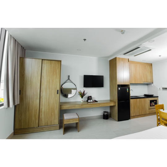 Deluxe Twin Room with Window and Kitchen