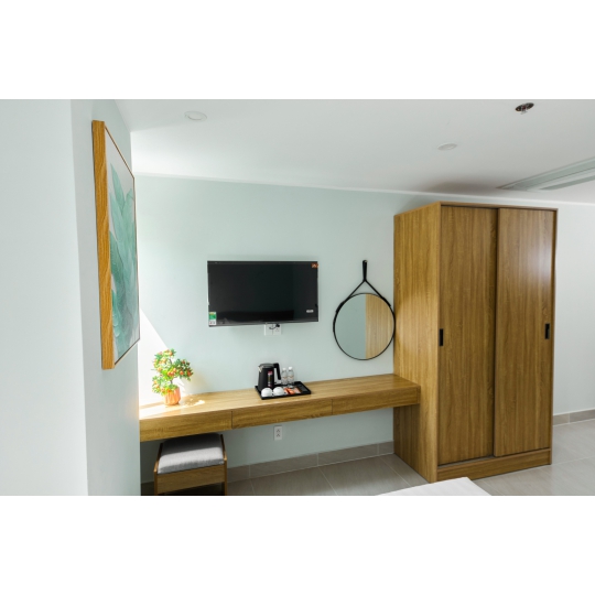 Deluxe Double Room with Window and Kitchen