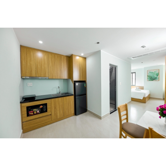 Deluxe Double Room with Window and Kitchen